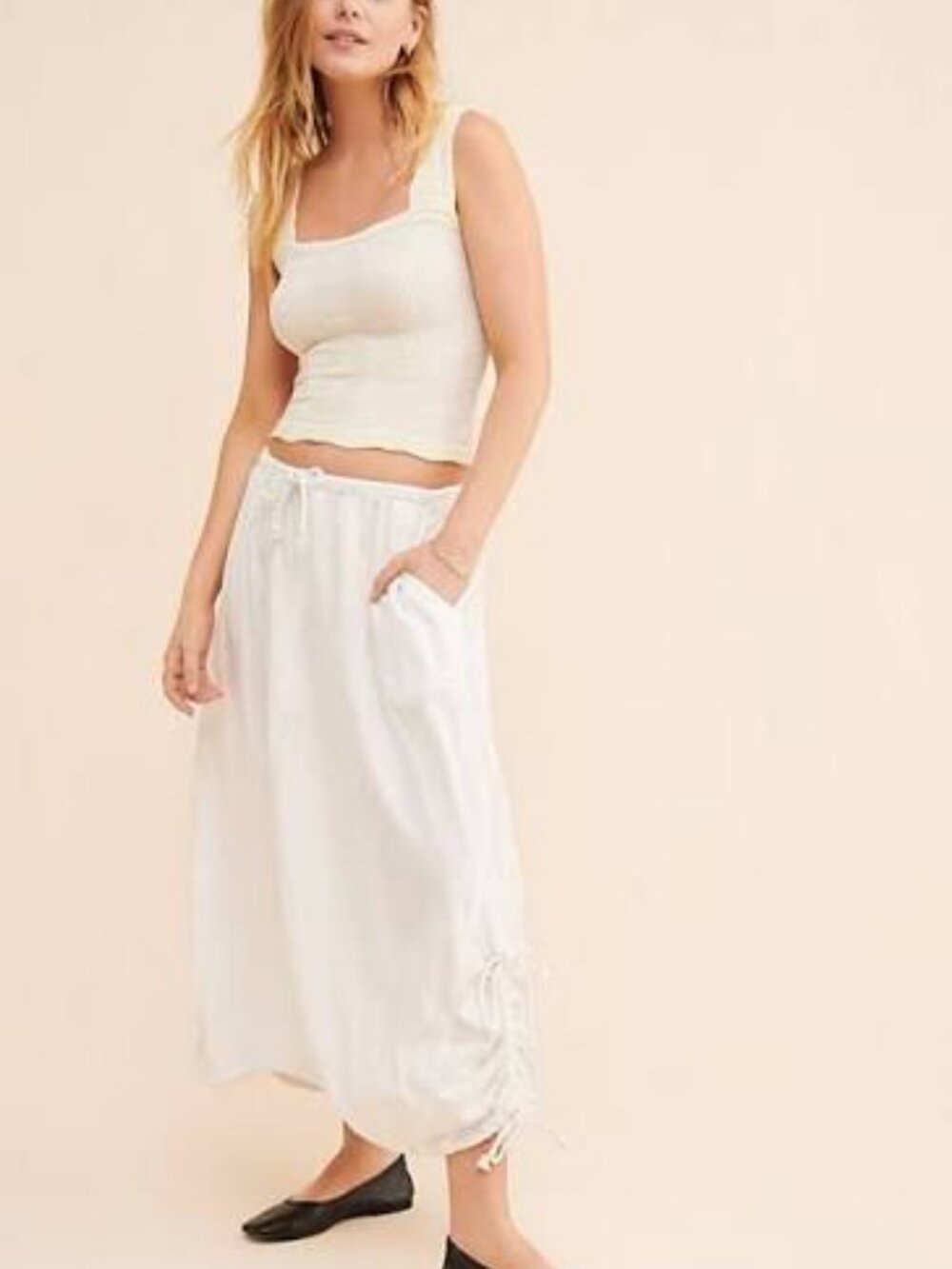 Free People Picture Perfect Parachute Maxi Skirt